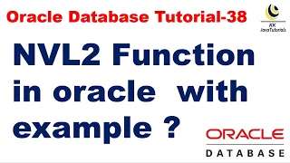 NVL2 Function in oracle with example Oracle Database Tutorial