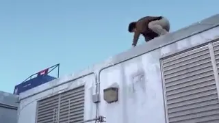 مقطع اكشن للنجم جاكي شان قناة انتكا 