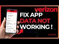 How to Fix Verizon Data Not Working 2026