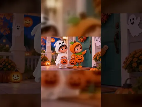 ¡FANTASMA Y CALABAZA! | Canción de truco o trato #Shorts