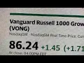 VONG - Vanguard Russell 1000 Growth Index ETF