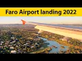 Download Lagu Faro Airport landing at sunset in 4K
