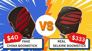 selkirk boomstick vs china knockoff 40 usd vs 333 usd