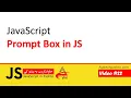 22 Prompt Box in JavaScript JavaScript JavaScript in Pashto