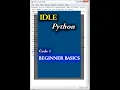 Python IDLE - Code 2