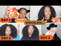 3 Days Cus I Was Not Giving Up New Cantu Define and Shine Custard