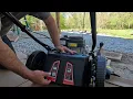 I unbox assemble and use a Yard Machines self-propelled lawn mower with 140 cc engine
