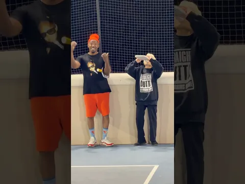 Granny Crashes Jamie Foxx’s Pickleball Game 😱 @jamiefoxx #pickleball