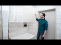 The Jakooz Rollup Shower Curtain - Invented Shower Curtain Alternative