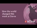 Lagu How the world changed this week at Davos