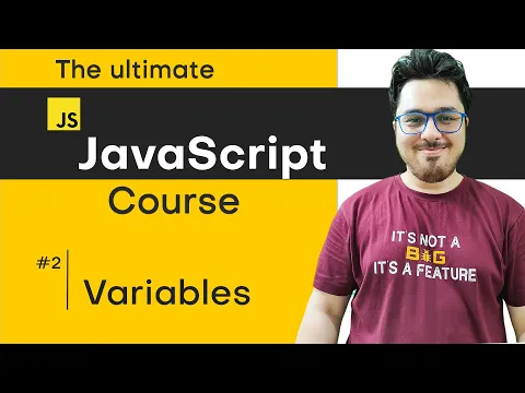 Variables in JavaScript | JavaScript Tutorial in Hindi #2 - YouTube thumbnail