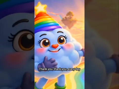 🎶 Thank you, thank you 🎶 Disa the Dream Digger ✨️ #kidssongs 🌈 #forkids #animation