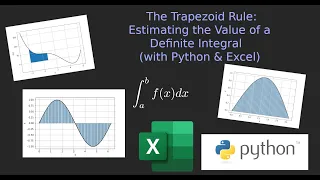 The Trapezoid Rule Estimating the value of a definite integral using Python and Excel