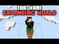 Download Lagu 100 Hari di Minecraft EXPANDING WORLD❗️DUNIA MEMBESAR SETIAP HARI❗️