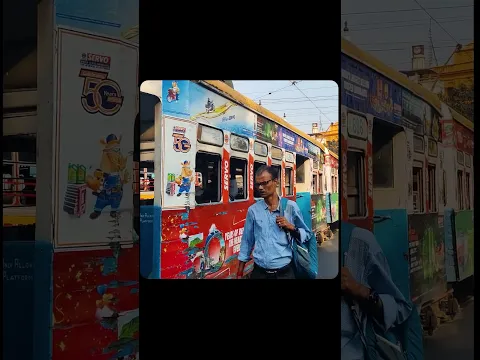 A rail on the road? Kolkata’s Tram 🚊😮