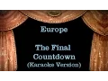 Download Lagu Europe - The Final Countdown - Lyrics (Karaoke Version)