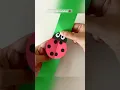 make a cute little moving ladybug from paper