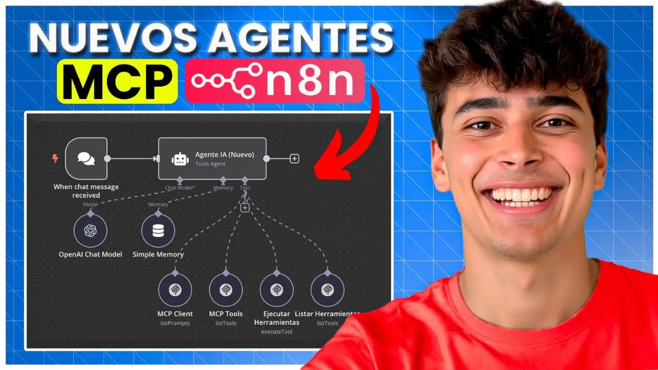 Los Agentes MCP son el FUTURO de la IA: Cómo Crearlos en n8n (Paso a Paso)