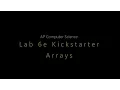APCS Lab6e A Shopping Cart Object Array