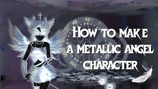 How to make a Metallic Angel Character | Easy Tutorial • Sakura School Simulator 😇