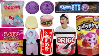 새콤달콤한 다양한 디저트 먹방 Sweet and Sour Various Dessert Mukbang 티니핑 젤리 마카롱 째미JJAEMI