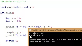 5 2 Pointers and Function arguments
