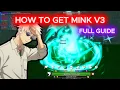 how to get MINK V3 in King Legacy Update 8 full guide