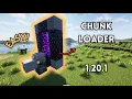 Easiest Chunk-Loader in Minecraft Java 1 20 1