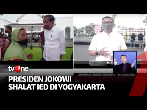 Jokowi Laksanakan Shalat Idul Fitri di Istana Kepresidenan Yogyakarta