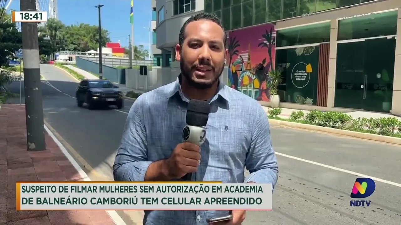 Suspeito de filmar mulheres sem autorização em academia de Balneário Camboriú tem celular apreendido