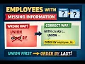 LeetCode 1965 SQL Interview Question Employees With Missing Information UNION ORDER BY