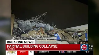 Partial building collapse reported in Milford