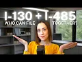 Who can file I-130 and I-485 AT THE SAME TIME Petition for Alien Relative