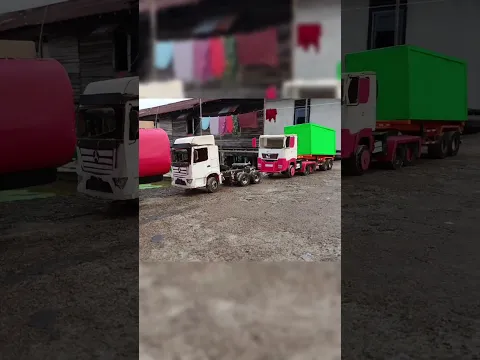Kecelakaan Truk Adu Banteng, Truk Mercy Tua VS Truk Hino Trailer