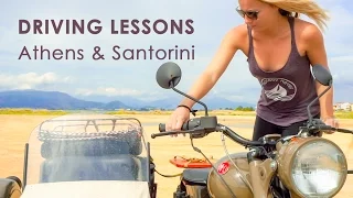 Driving lessons: Athens & Santorini (EP 32 – Monday Never Sidecar)