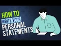 HOW TO Write your Personal Statment and Navy Core Values
