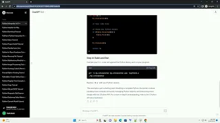 python interpreter in c