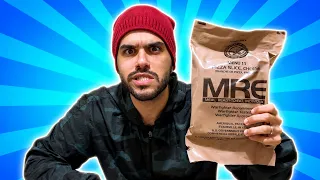 PROVANDO A COMIDA DO EXÉRCITO DOS ESTADOS UNIDOS!