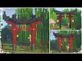 minecraft Top 3 Torii Gate I 1 20 update Tutorial