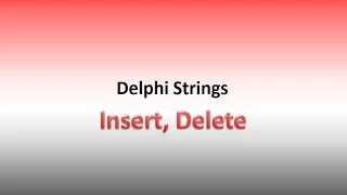 Delphi Strings3