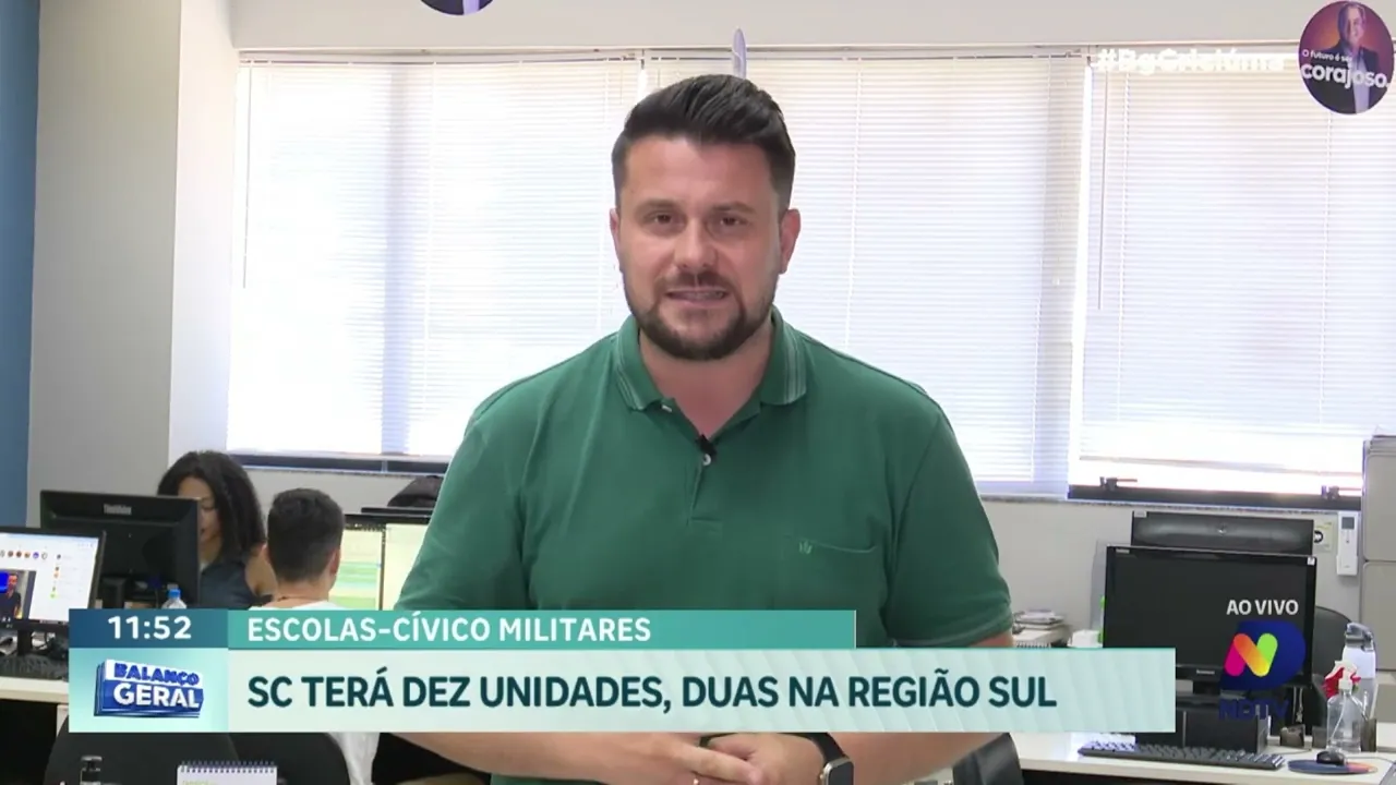 Ampliação do modelo: governo catarinense terá mais dez novas Escolas Cívico-Militares este Ano