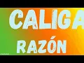 Los Caligaris - Razón (Letra)