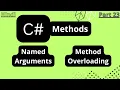 C Sharp Methods named arguments and overloading arvindProgramming