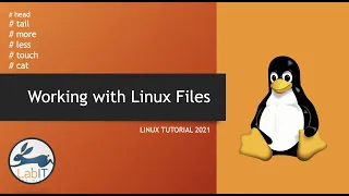Working with Linux files Linux Tutorial 2021 Linux Masterclass