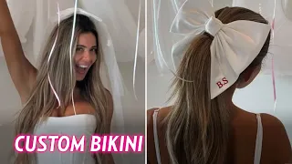 Brielle Biermann s Bachelorette Trip Is Full of Custom Bridal-Themed Looks