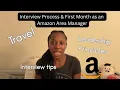 Interview Process and My First Month as an Amazon Area Manager
