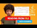 JAVA READING FROM FILE JAVA READING FROM FILE WITH EXAMPLE JAVA PROGRAMMING TUTORIAL 33