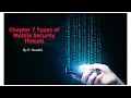 Chapter 7 Types of Mobile Security Threats