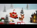 Christmas Tree Santa Claus Snowmen Gif