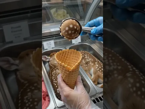 Surprise ice cream 🍦😂
